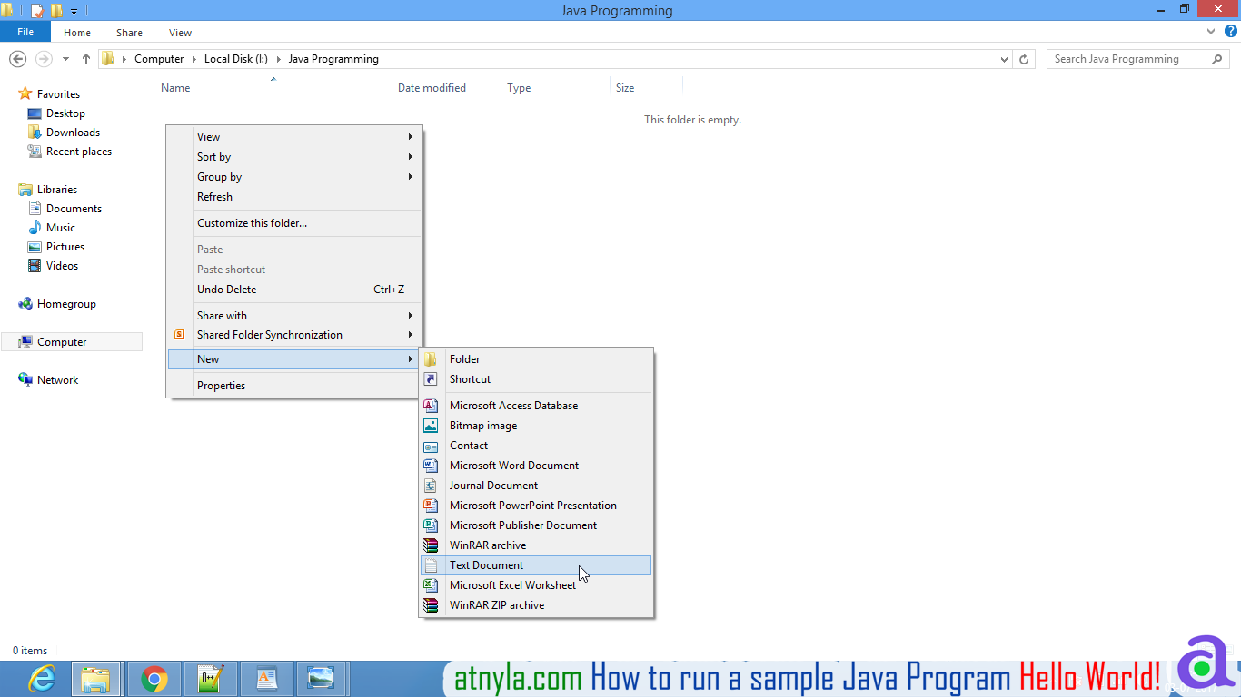 how to run a simple java program